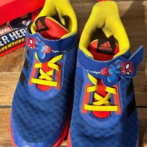 Adidas Kids Blue Spider-Man Shoes